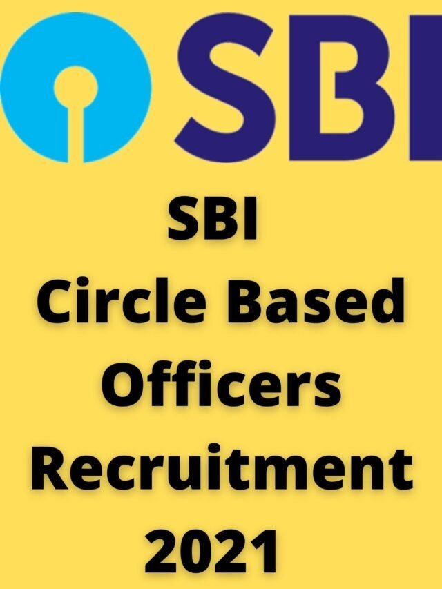 SBI Circle Based Officers Recruitment Notification