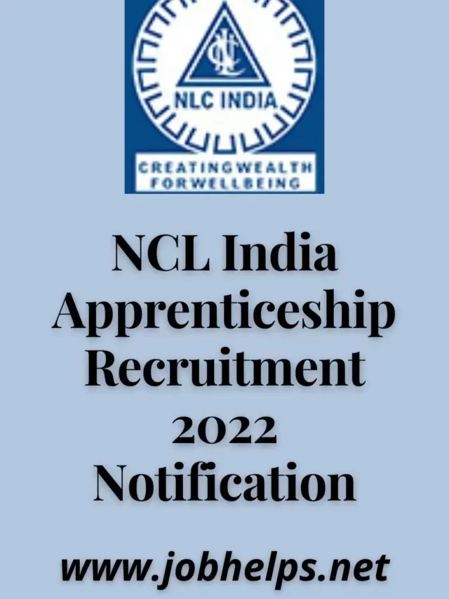 NCL India Apprenticeship Recruitment 2022 Notification