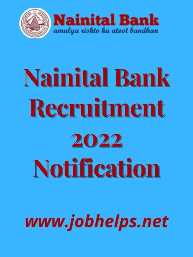 Nainital Bank Recruitment 2022 Notification check